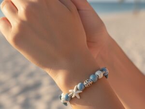 ocean breeze starfish beaded bracelet