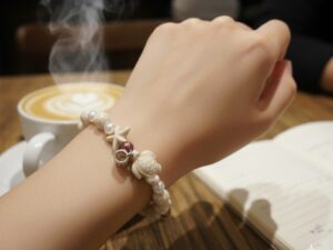 sandy shores & pearl charm bracelet