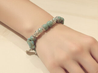 bohemian turquoise style beaded bracelet